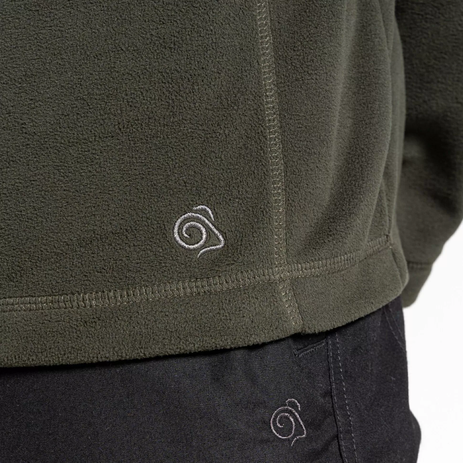 Craghoppers Expert Corey 200 Fleece Half Zip Fleece - Dark Cedar Green<Mens Half Zip Fleece