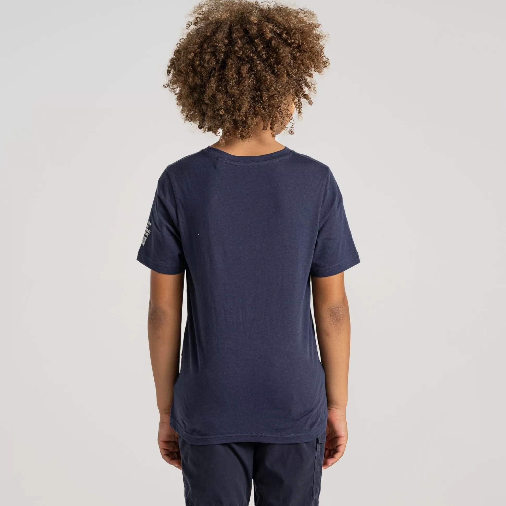 Craghoppers Kid'S Ellis Short Sleeved T-Shirt - Blue Navy Brand Carrier<Kids Long Sleeve