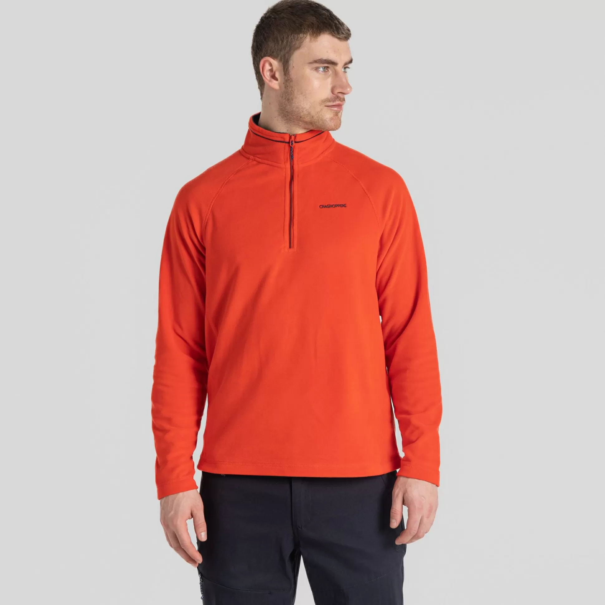 Craghoppers Men'S Corey Half Zip Fleece - Macaw Red<Mens Half Zip Fleece