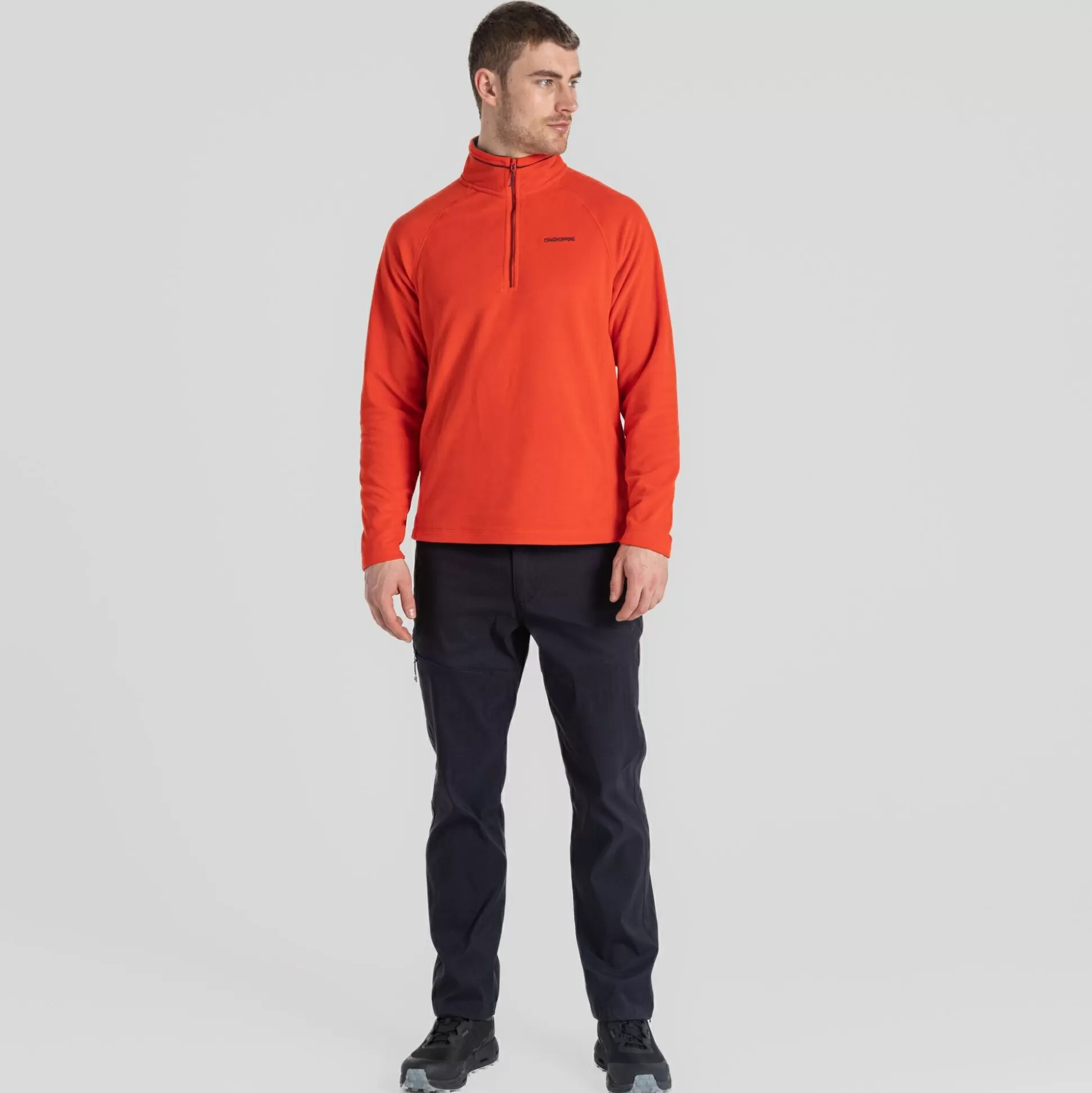 Craghoppers Men'S Corey Half Zip Fleece - Macaw Red<Mens Half Zip Fleece