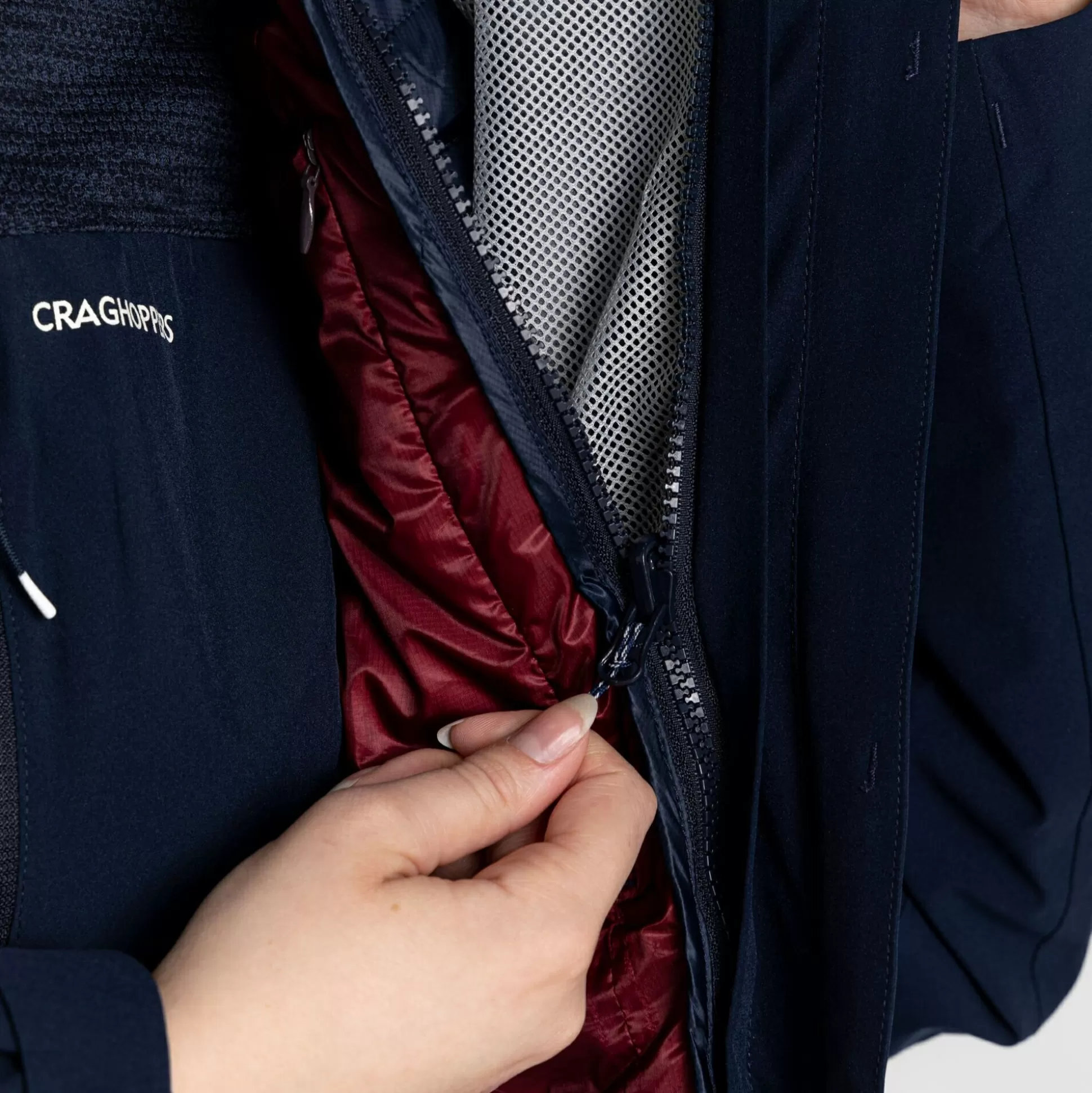 Craghoppers Women'S Caldbeck Pro 3 In 1 Jacket - Blue Navy / Blue Navy<Womens 3 in 1 Jackets
